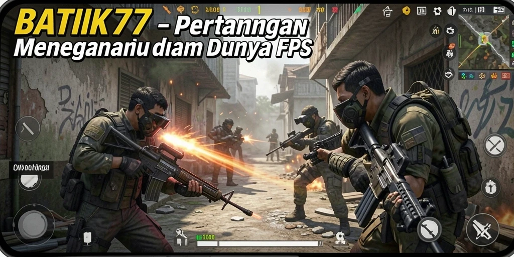 Tangkapan layar menunjukkan aksi seru dalam game FPS.