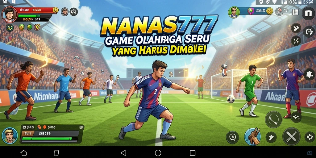 Tangkapan layar utama NANAS777 menunjukkan aksi intens dalam permainan olahraga.