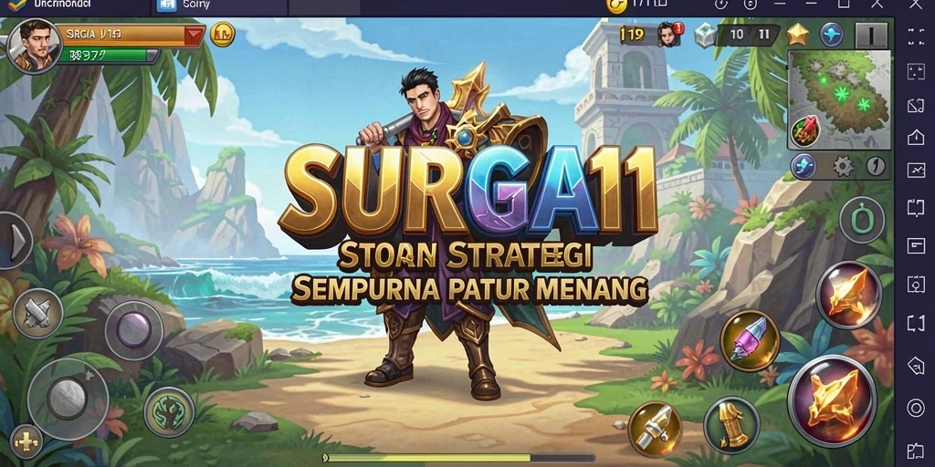 Tampilan menakjubkan dari pertempuran strategis dalam SURGA11.
