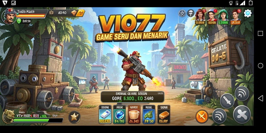 Tampilan gameplay seru di VIO77 dengan mekanisme Idle yang menarik.